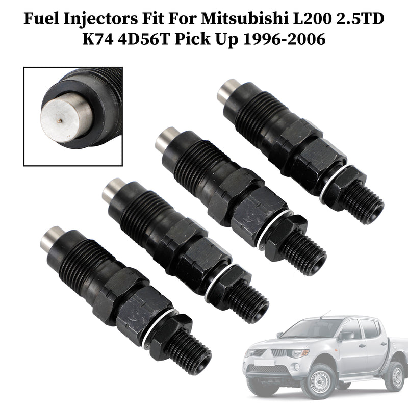 Mitsubishi L400 L300 pajero K34T K74T P15V 2.5 TD 4PCS Fuel Injectors MD196607