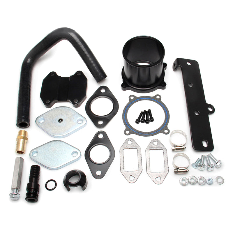 Dodge Ram 2500 3500 6.7L Cummins Diesel 4" Muffler Exhaust Pipe + EGR Delete Kit