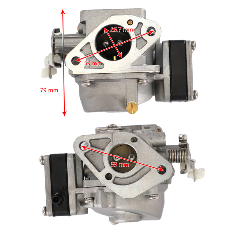 Carburetor Carb fit for TOHATSU outboard 9.8HP 2-strokes engine 3B2-03200-1 Generic