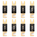 Fuse 30A-500A AMP ANL Type Gold Plated Blade Fuses For Auto Car Stereo Audio