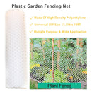 15.7IN Plastic Chicken Fence Floral Netting Mesh Garden Patio Protective Net