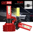 2PCS LED Headlight Kit Bulbs 6500K Driving Light Fog Lights Super Bright Generic