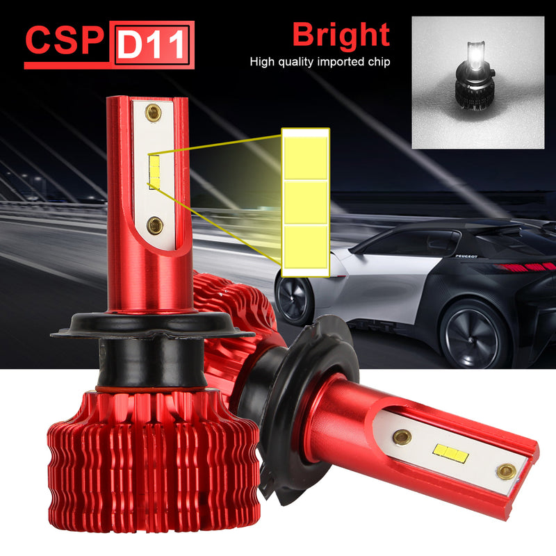 2PCS LED Headlight Kit Bulbs 6500K Driving Light Fog Lights Super Bright Generic