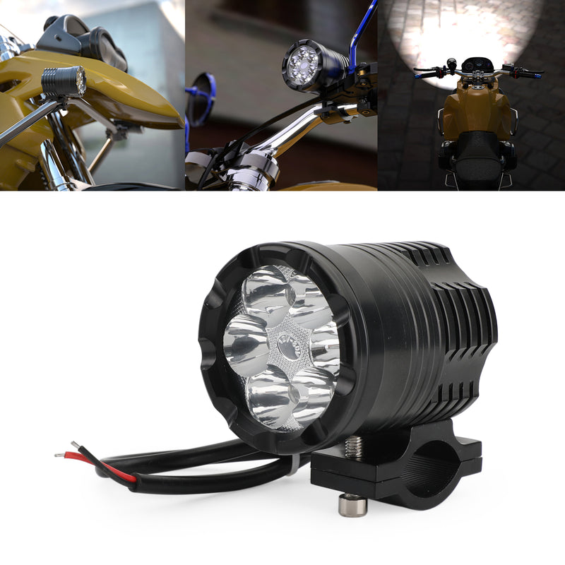 Electric LED Bicycle Motorcycle Light Bike Front Lamp Waterproof Headlight Generic