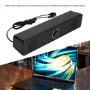 E350T Wired USB Audio Multimedia Computer Desktop 3.5mm Speaker Subwoofer