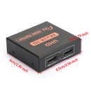 Full HD Dual Display Switcher 4K Splitter HD 1080p HDMI 1X2 Port UHD for HDTV DVD PS3 Xbox US Plug