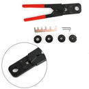 3/8" 1/2" 5/8" 3/4" 1" 5in1 Pex Crimper Kit Copper Ring Crimping Plumbing Tool