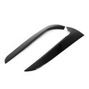 Pair Rear Window Side Spoiler Canards Trim Fit Audi A4 B8 Glossy Black Generic