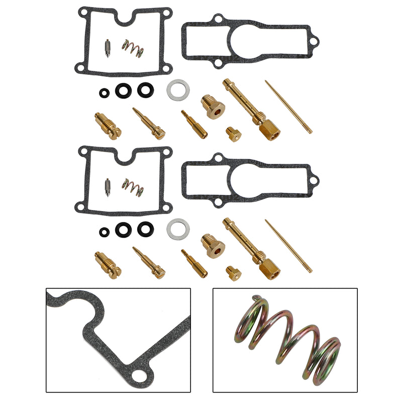 2X 1980-1983 Kawasaki Z400 KZ400FX KZ550 GPZ550 Carburetor Rebuild Kit