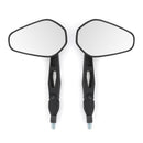 New Nylon M10 10Mm Rearview Side Mirrors Pair For Motorcycle Motorbike Custom Generic