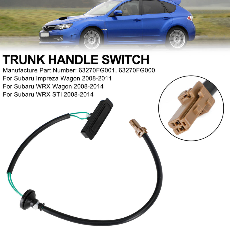 2008-2014 Subaru Impreza Tailgate Hatch Trunk Handle Switch 63270-FG001