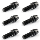 M5x16mm Titanium Ti Bolts Allex Hex Bike Stem Tapered Head Screw + Washer 6pcs B