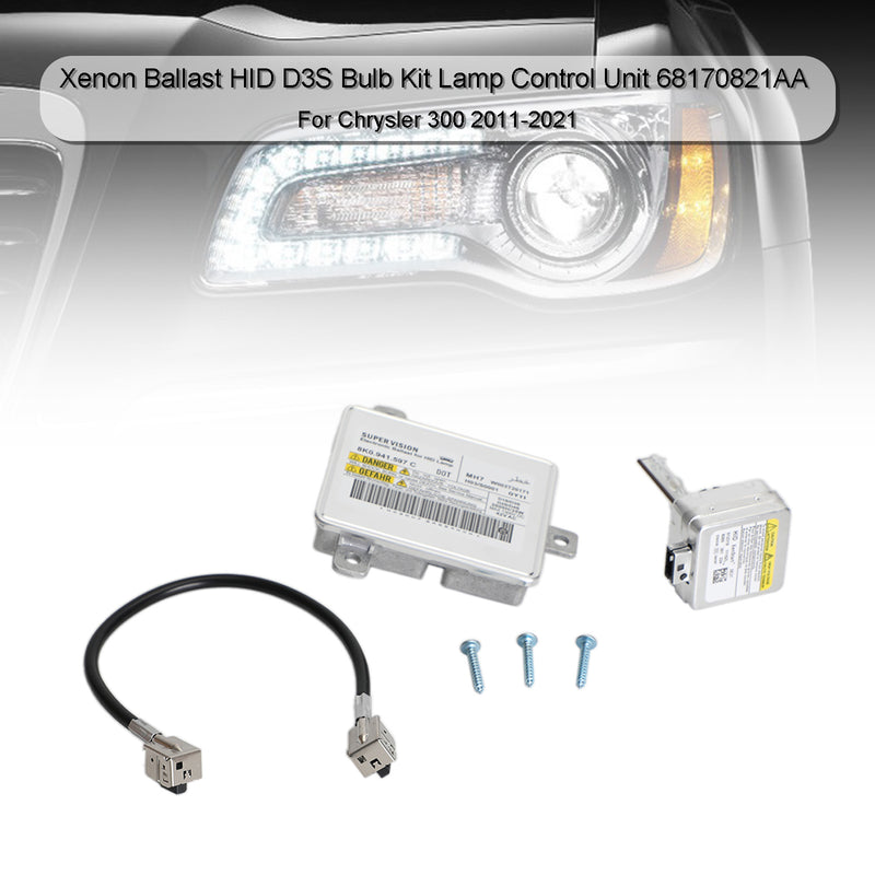 Xenon Ballast HID D3S Bulb  Lamp Control Unit 68170821AA For Chrysler 300 11-21 Generic