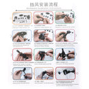 Universal Adjustable Clip On Windshield Extension Wind Deflector Black Generic