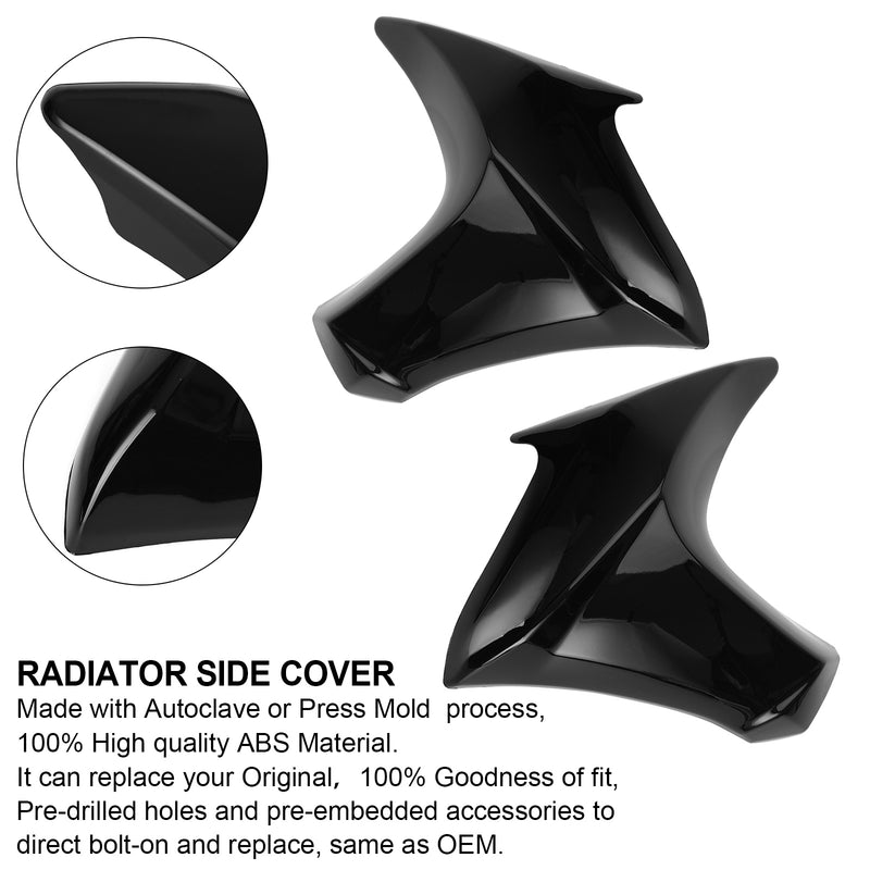 Radiator Side Cover Fairing Cowling Panels for Kawasaki ER6N 2012-2016 Generic