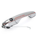 Chrome Outer Door Handle Front Left 735592012 For Fiat 500 Left Hand Drive Generic