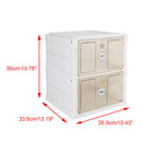 2-9 Pair No-Installation Shoe Storage Cabinet Drawer Box Plastic Frame Shoe Box