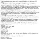 27W LED headlight Bullet Head Mini Conversion Kit 9005 LED Headlight Bulb Generic