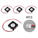 2 Pin Wire Brushless DC Cooling Blower Fan 12V 0.12A 2507 25x25x7mm