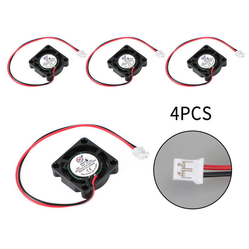 2 Pin Wire Brushless DC Cooling Blower Fan 12V 0.12A 2507 25x25x7mm