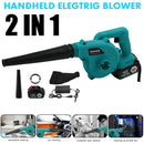 128VF 2 in 1 Cordless Leaf Dust Blower Vacuum Dust Cleaner Battery Charge