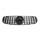 Mercedes Benz GLC X253 C253 2015-2019 Front Bumper Grille Grill  Gloss Black