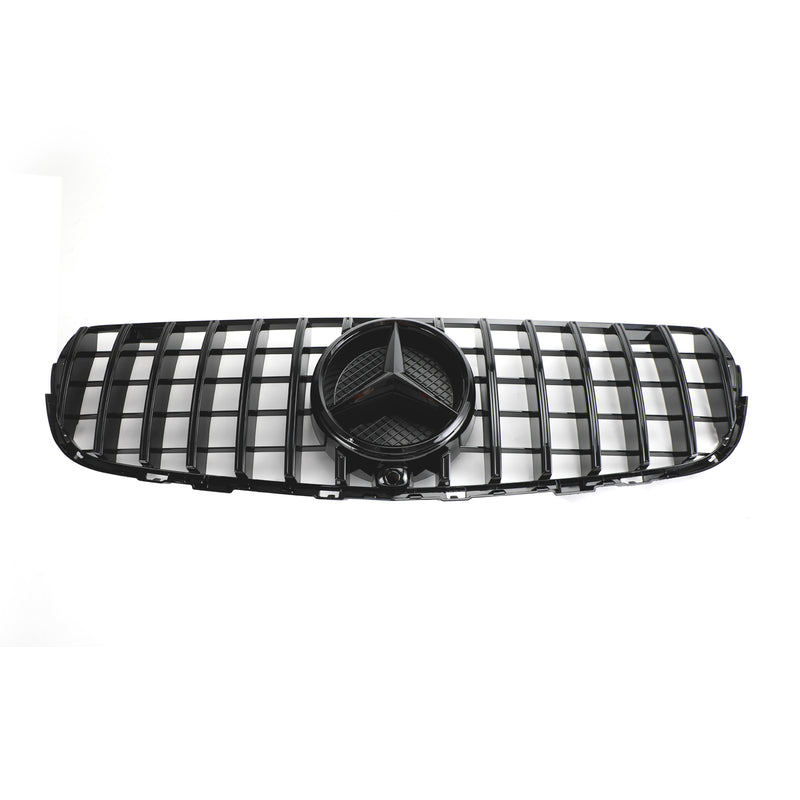 Mercedes Benz GLC X253 C253 2015-2019 Front Bumper Grille Grill  Gloss Black