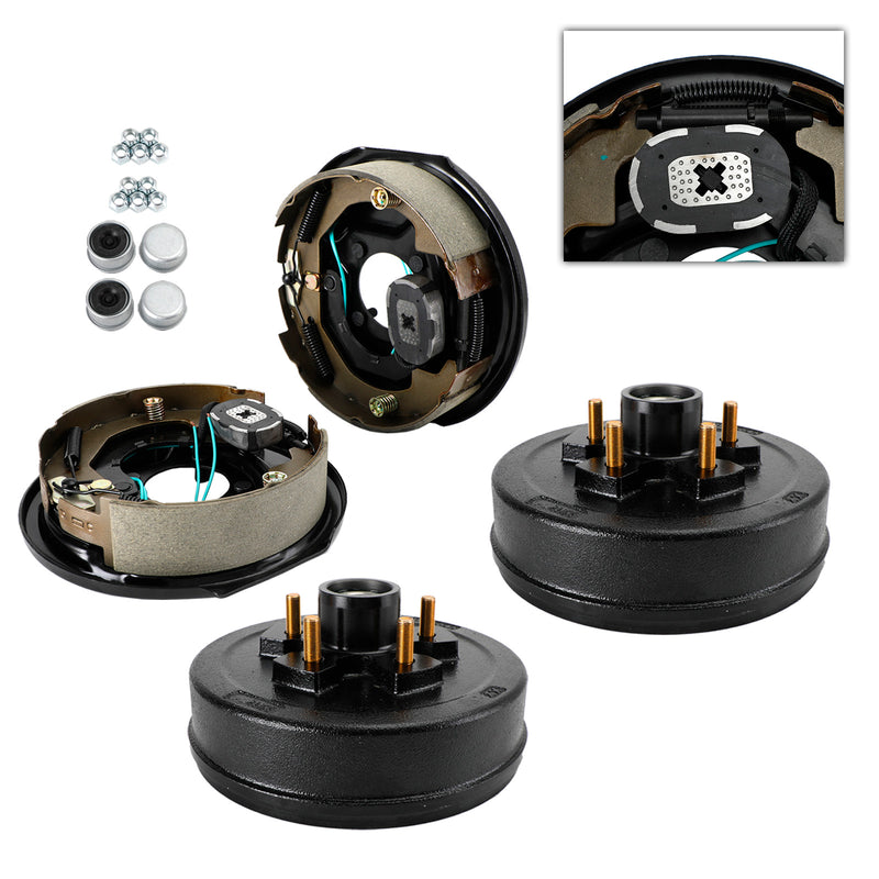 Trailer 10"-5 on 4-1/2 Hub Drum Kits w/-10" Electric Brakes for 3.5K Axle