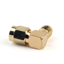 10Pcs Adapter 90¡ã RP.SMA Female Plug To SMA Male Plug Connector Right Angle M/F