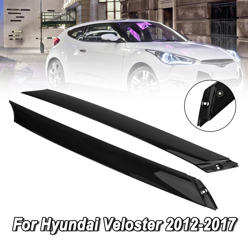 Hyundai Veloster 2012-2017 L+R Windshield Pillar Trim Exterior Molding 861702V000 861802V000