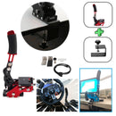 14Bit PS4/PS5 USB3.0 Handbrake Kits for Racing Games Steering Wheel Stand G29