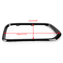 2018-2023 BMW X2 Series F39 Gloss Black Front Bumper Grill Frame Cover Trim
