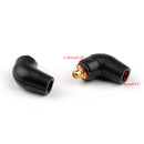 4Pair For Etymotic SE315 SE535 UE900 Earphone Cable Pin Connector Plug Black