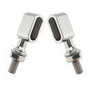 LED Rear Mini E Mark Turn Signal Indicator For Sportster Touring Dyna Softail Generic