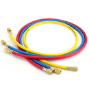 Combo 3.5CFM 1/4HP Air Vacuum Pump HVAC + R134A Kit AC A/C Manifold Gauge Set