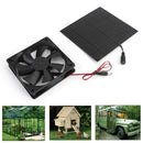 Solar Panel Powered Fan Mini Ventilator For Greenhouse Pet/Dog Chicken House Generic