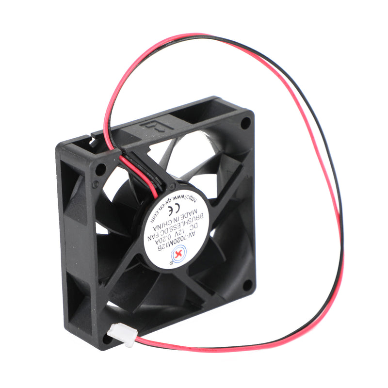 2 Pin Wire Brushless DC Cooling Blower Fan 12V 0.2A 7020B 70x70x20mm