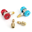 Combo 3.5CFM 1/4HP Air Vacuum Pump HVAC + R134A Kit AC A/C Manifold Gauge Set