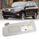 Left Sun Visor For Toyota 2008-13 Highlander W/ Vanity Light 74320-48500-B0/E0 Generic