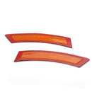 2Pcs Front Bumper Reflector Side Marker Amber For BMW E92 3 Series 2DR 2006-2009