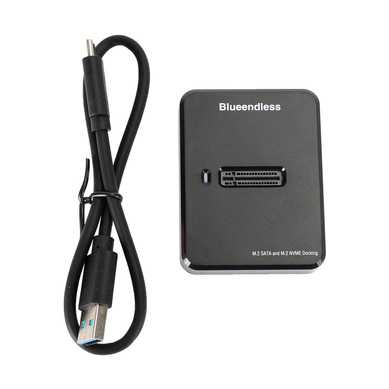 USB3.1 Docking Station Support Dual protocal SSD with M.2 SATA and M.2 NVME