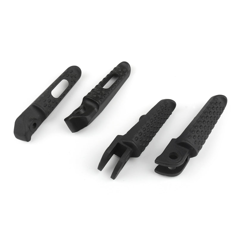 Front and Rear Footrest Footpegs For Honda CBR600RR 03-12 CBR1000RR 04-12 Black Generic