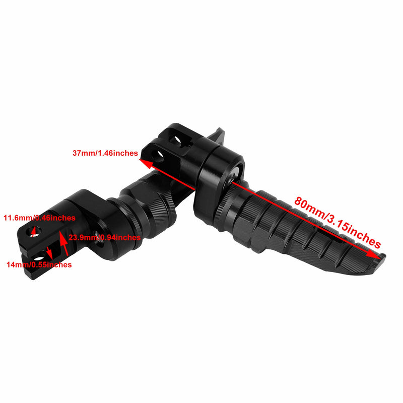 2018-2022 Benelli Tornado 302R BN302S NT 600I Front Footrests Foot Peg