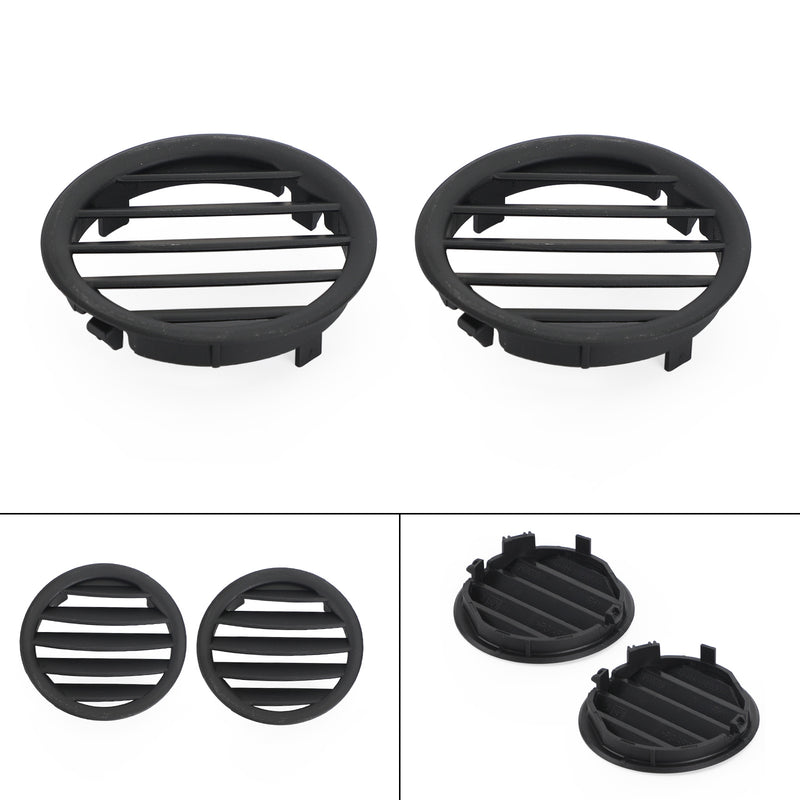 Left+Right Front Air Vent Grille Black 5S4Z-19E630-AAA/C For Ford Focus 05-2007 Generic