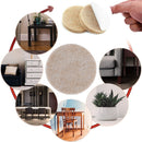 2 Colors 357 Piece Self-Stick Furniture Felt Pads for Hard Surfaces