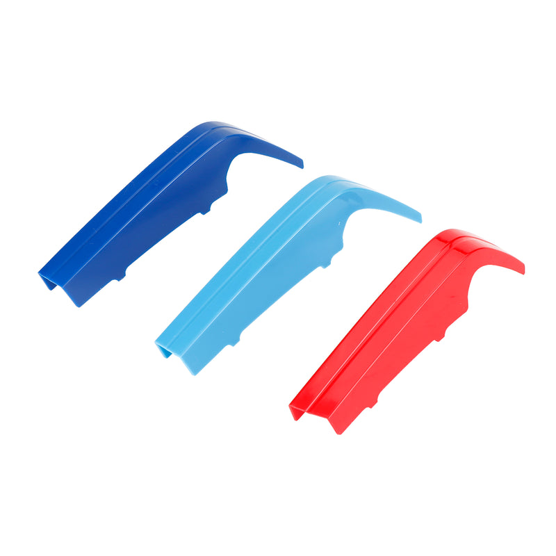 BMW 3 Series 2023 Tri-Colour Front Grille Grill Cover Strips Clip Trim