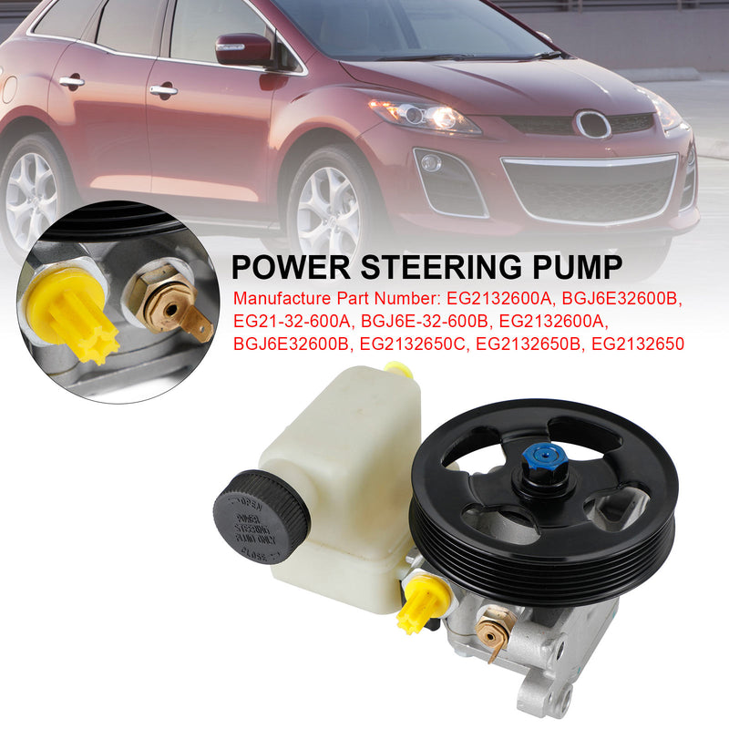 2007-2012 Mazda CX-7 2.3L l4 2.5L Power Steering Pump w/Pulley & Reservoir