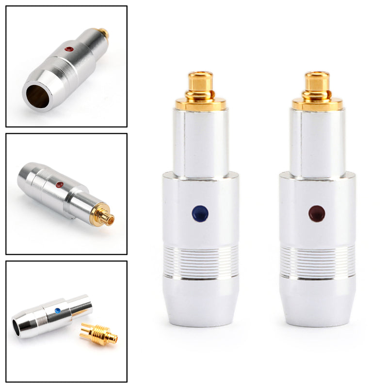 4 Pairs Earphone DIY Pin Gold Plated Audio Plug For MMCX 1840 1440 1540 Silver