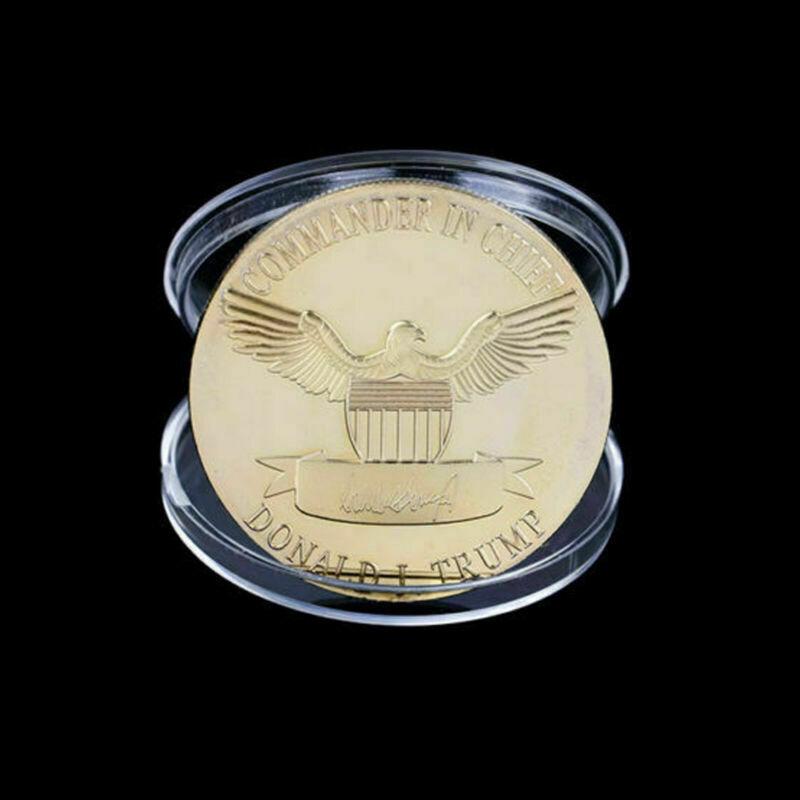 2020 President Donald Trump KEEP AMERICA GREAT Gold Plated EAGLE Coins
