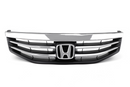 Accord 2011-2012 Honda New Front Upper Bumper Hood Black Chrome Grill Replacement Grille Generic